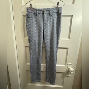 ⭐️Liverpool Jeans Company blue patterned pants